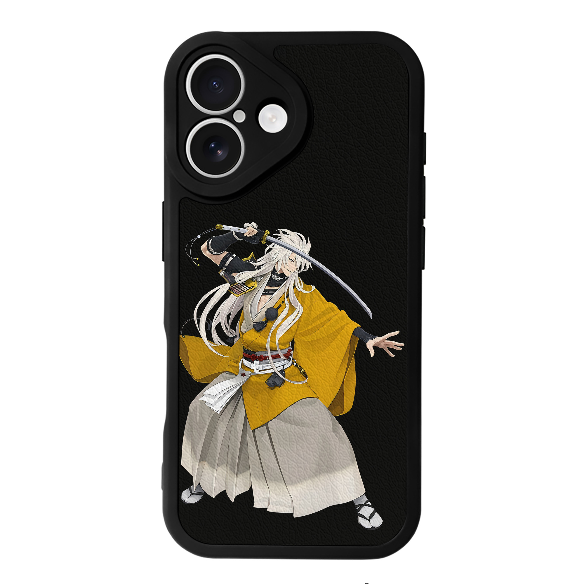 （画像用） 刀剣乱舞 Touken Ranbu 【iPhone 16シリーズ対応】シリコンスマホケース（レザー調） 材質：シリコン